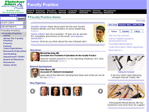 Fletcher Allen Intranet - Faculty Practice