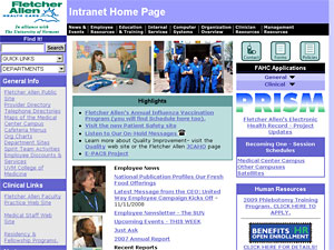 Fletcher Allen Intranet